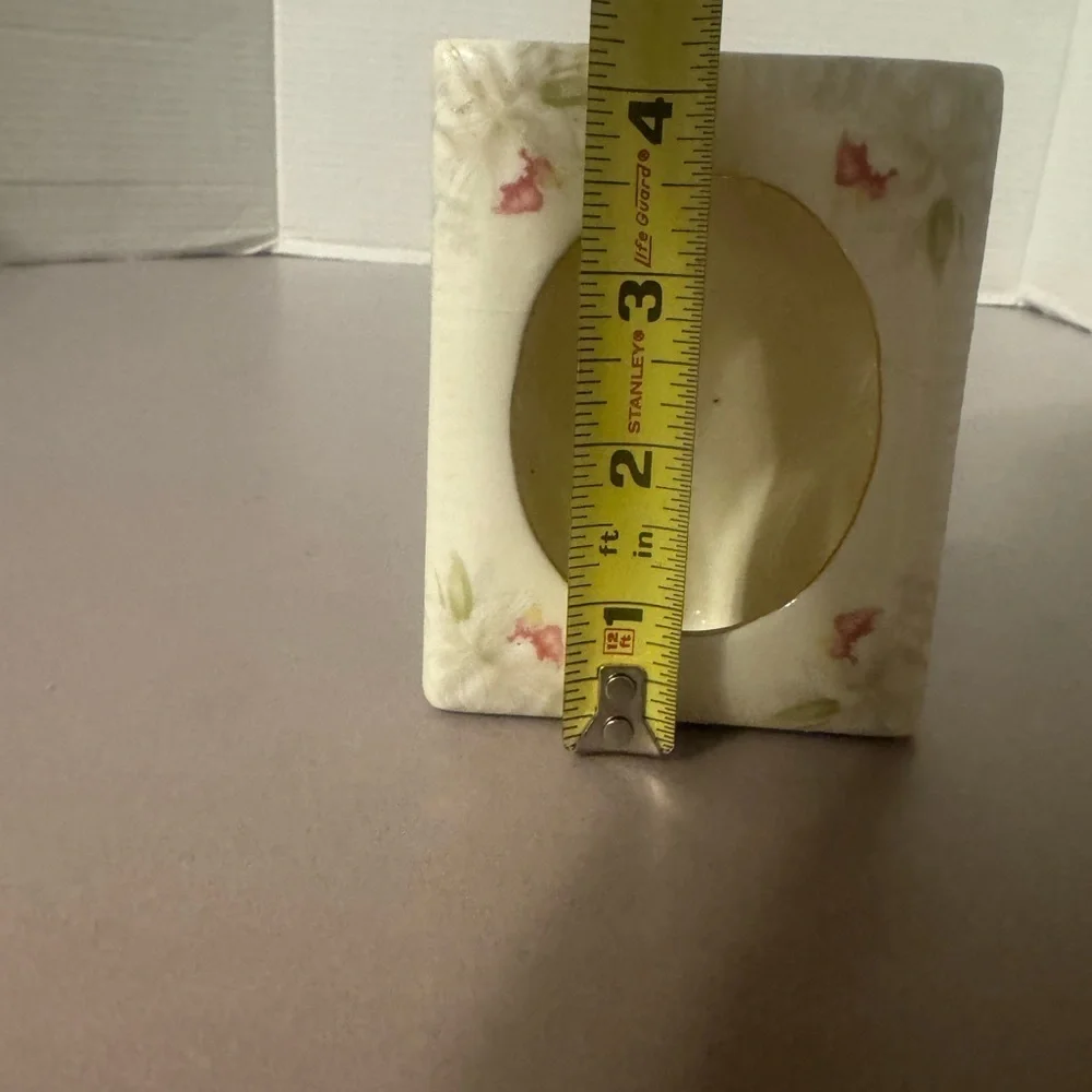 Floral Ceramic Picture Frame